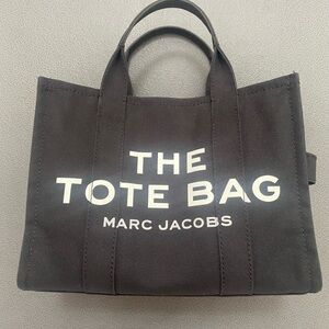 Marc Jacobs Black Canvas Tote Bag
